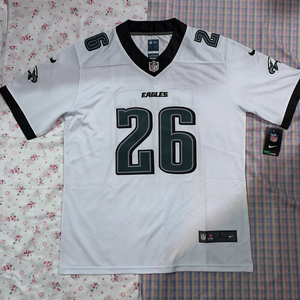 NFL Philadelphia Eagles White #26 Jersey